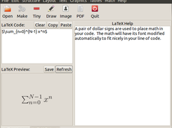 LaTeX equation preview