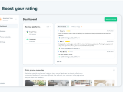 Increasing the amount of positive reviews will improve your rating and online reputation. A higher rating increases customer trust & boost sales.