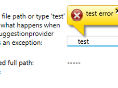 Laila.AutoCompleteTextBox Screenshot 1