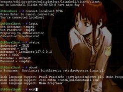 LainShell Client 0.00.50.8 on Gentoo Linux