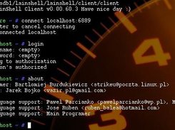 LainShell Client 0.00.60.3 on Gentoo Linux