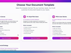 Document Type Selection