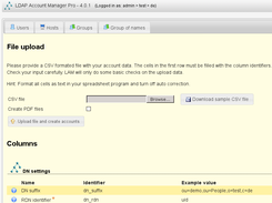 ldap account manager samples