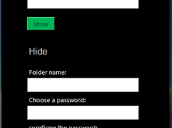 folder and file hider Screenshot 1
