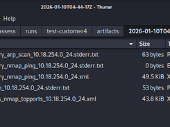 Creates folders for all artifacts per scan/customer