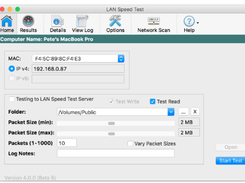 LAN Speed Test Screenshot 1