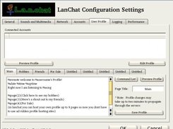 This is the Profile Settings Notice the new features(v0.1.4)