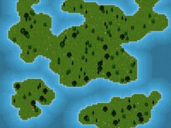 An example map for the game produced by the mapeditor.