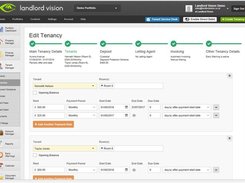 Manage all your tenants details and keep an audit trail in the software