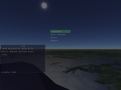 terrain, water, atmospheric sunlight