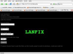 LANFIX search page