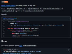 LangChain MCP Screenshot 1