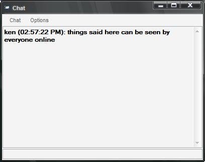 Lan chat on VLANs