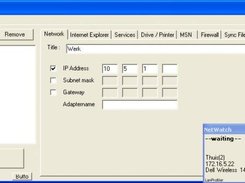 First screenshot of the configpannel