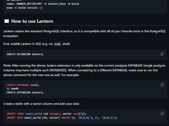 Lantern Database Screenshot 1