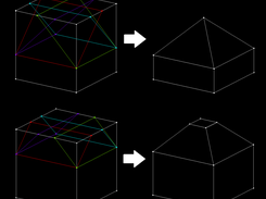 You can see a preview of the cutting planes before you make cuts, including the symmetry and reflection, making it easier to see what the result of the cuts will be like.