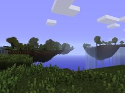 Floating islands generated by the Sky Islands Generator.