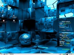 Slack 10, 2.6.10-aver1 kernel, KDE 3.2, Superkaramba