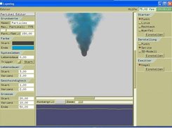 Picture of the Particelsystemeditor