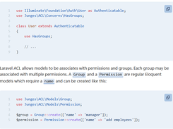 Laravel ACL Screenshot 1