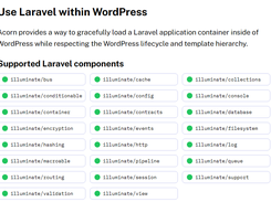 Laravel Acorn Screenshot 1