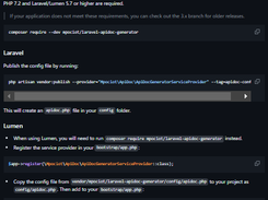 Laravel API Documentation Generator Screenshot 1