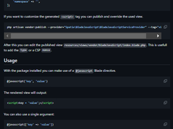 Laravel Blade JavaScript Screenshot 1