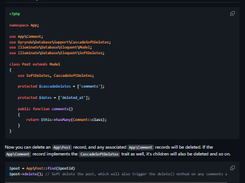 Laravel Cascade Soft Deletes Screenshot 1
