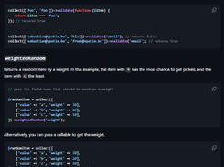 Laravel collection macros Screenshot 2