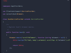Laravel Dusk Screenshot 1