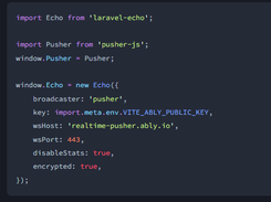Laravel Echo Screenshot 1