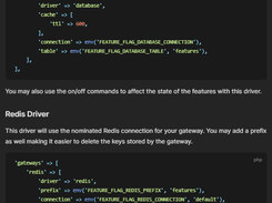 Laravel Feature Flags Screenshot 1