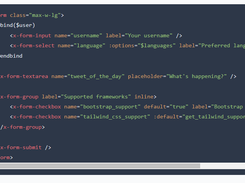 Laravel Form Components Screenshot 1