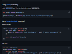 Laravel JS Localization Screenshot 1