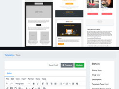Laravel Mail Editor Screenshot 1