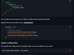 Laravel multi-tenant Screenshot 1