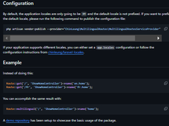 Laravel Multilingual Routes Screenshot 1