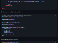 Laravel Onboard Screenshot 1