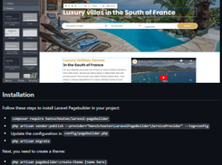Laravel-Pagebuilder Screenshot 1