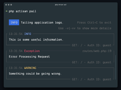 Laravel Pail Screenshot 1