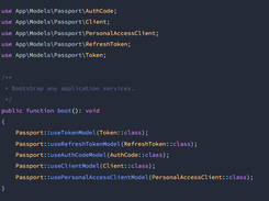 Laravel Passport Screenshot 1