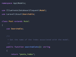 Laravel Scout Screenshot 1