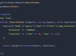 Laravel Scout Screenshot 2