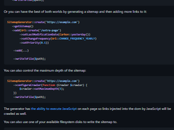 Laravel Sitemap Screenshot 1