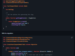 Laravel Sluggable Screenshot 2