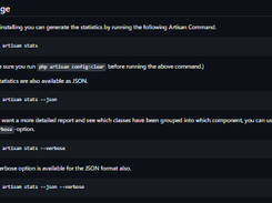 Laravel Stats Screenshot 2