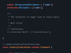 Laravel-Translatable Screenshot 1