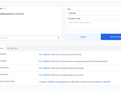 Laravel Translations UI Screenshot 2