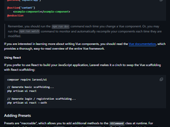 Laravel UI Screenshot 1