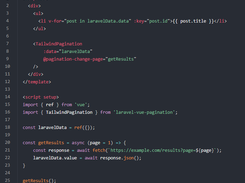 Laravel Vue Pagination Screenshot 1